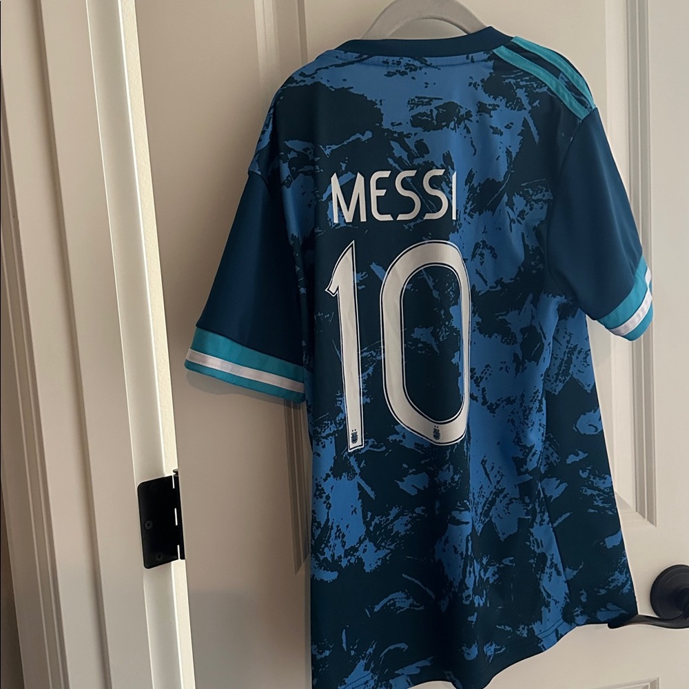 Blue AFA Messi Soccer Jersey and Shorts Set - Picture 4 of 6